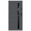 Entrance Door Complete Malmo Black Anthracite Left