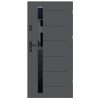 Entrance Door Complete Malmo Black Anthracite Right