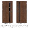 Entrance Door Complete Malmo Walnut 1