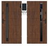 Entrance Door Complete Malmo Walnut