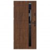Entrance Door Complete Malmo Walnut Left