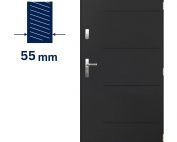 Entrance Door Complete Poznan Anthracite