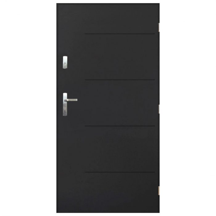 Entrance Door Complete Poznan Anthracite Right
