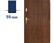 Entrance Door Complete Poznan Walnut